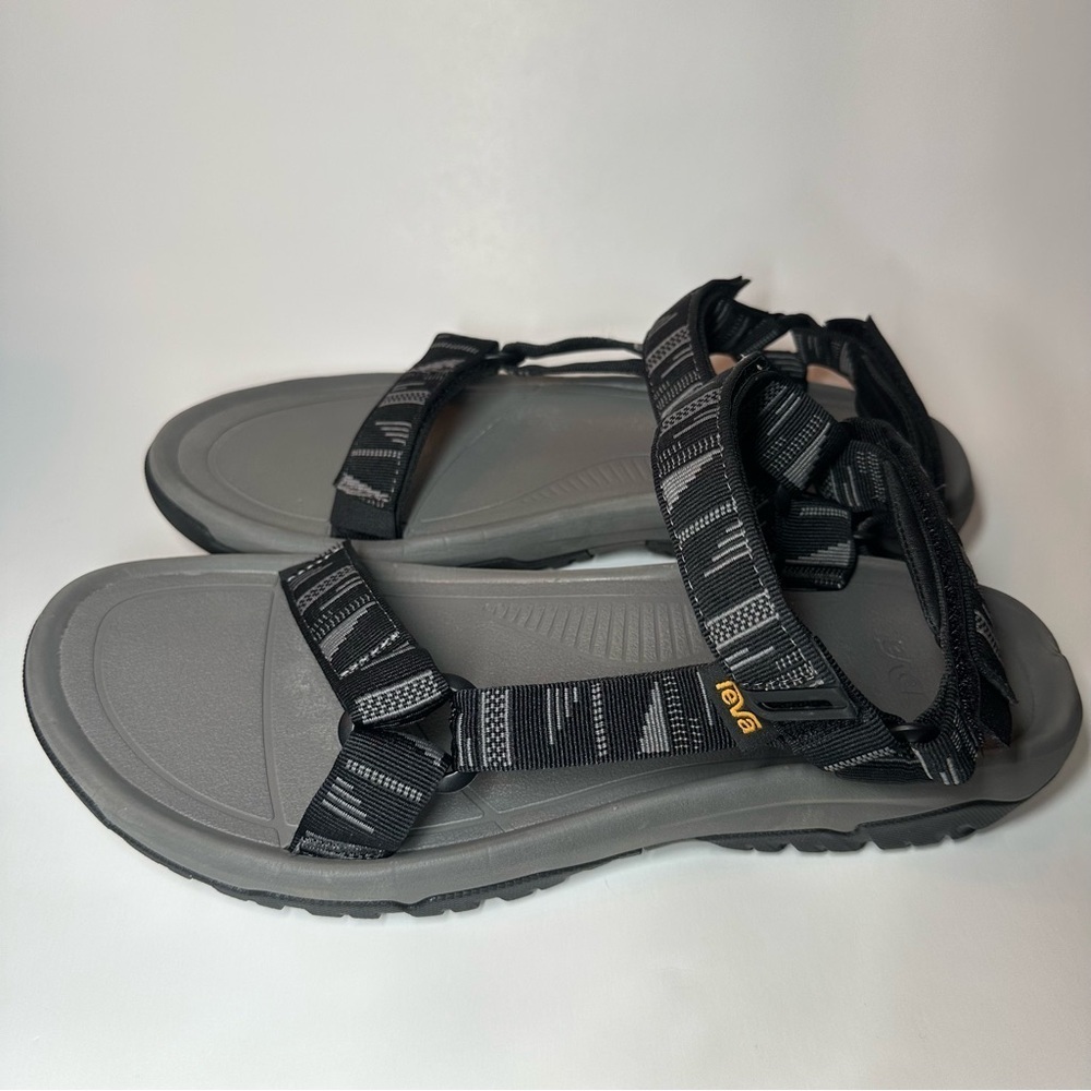 Teva Mens Hurricane XLT2 Sandals US Mens Sz 13 1019234 Black Grey Outdoor Hiking - Picture 6 of 11